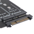 SATA M.2 SSD to 2.5“ SATA NVMe M.2 NGFF SSD to SFF-8639 Adapter Converter. 