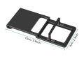Gimbal Adapter Switch Mount Plate for GoPro / EKEN H9R & other Action Cameras. 