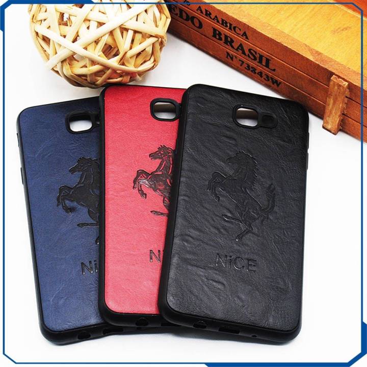 Samsung J5 Prime Back Cover Perfect Quality Leather cover soft silicon flexible case Perfect Fitted Premium Flexible & Soft Gel Anti-Scratch Leather Back Cover Pouch For Galaxy J5 Prime