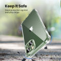 UGREEN Shockproof Case Cover Phone Case Clear Silicone Case Back Cover for iPhone 15, 15 Pro, 15 Pro Max. 