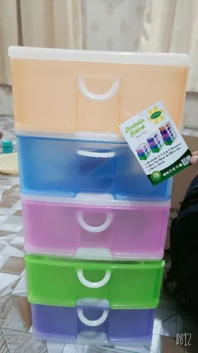 5%20Layered%20Plastic%20Storage%20Box%20-%205%20Drawers%20Storage%20Rack%20-%2023%20inch%20High%20-%20-%20Image%202