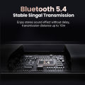 【Upgraded】UGREEN USB Bluetooth 5.4 5.1 Audio Receiver Trans‘mitter 2 in1 Bluetooth AUX 3.5mm Stereo Music Adapter for Car PS4 PC TV Bluetooth Earphone Speaker. 