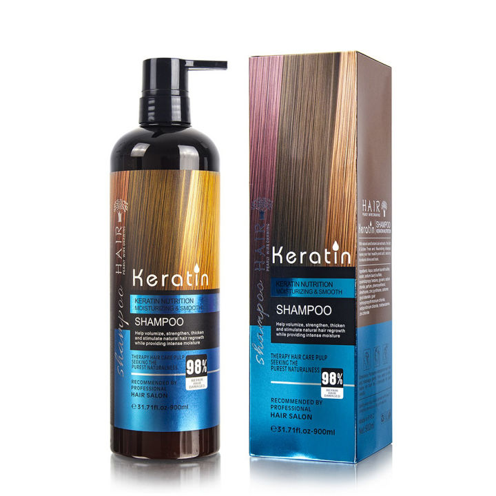 keratin Hair Straightening shampoo keratin treatment 900ml