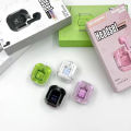 Air 31 Earbuds Wireless Crystal Transparent Bluetooth 5.3 Ear buds Wireless Headset Transparent Charging Case Heavy Bass Stereo Earphones Noise Reduction Sports Headset with Microphone Waterproof Headphone LED Digital Display Black/White/Green. 