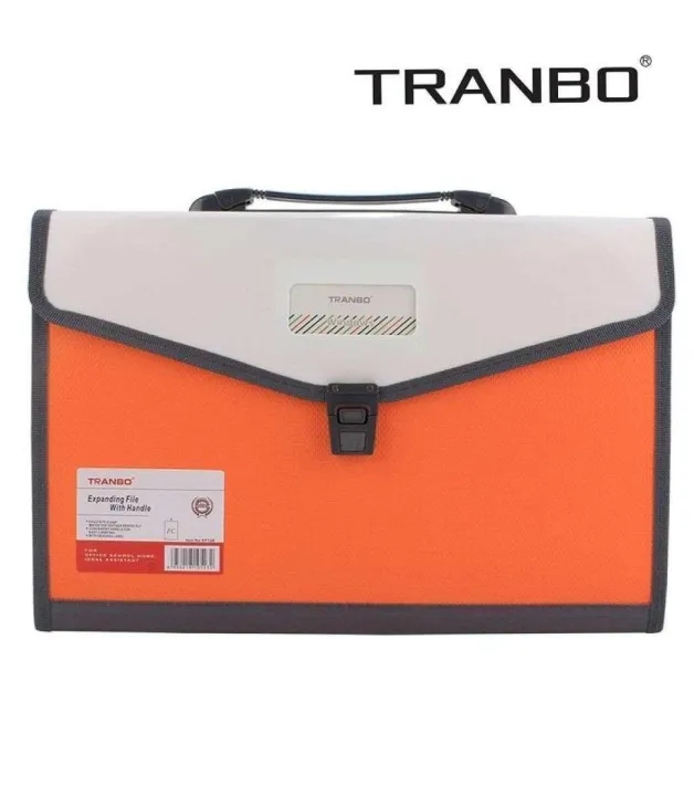TRANBO%20Plastic%20Expanding%20Bag%20File%20Folder%20with%2013%20Section%20Pockets,%20Foolscape%20Size%20-%20Image%204