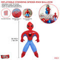 Inflatable Spider Man Air Balloon Toy For Kids & Boys Inflate Action Spiderman Action Toy Marvel Hero Spidey Cartoon Ballon For Party Decoration With Family & Friends. 