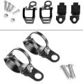 Holder Universal Black Fork Clamp Turn Signal Metal For 30-45mm 190*45*30mm Headlight Motorcycle. 