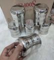 6 Pcs Heavy Stainless Steel Water Glass 350ml. 