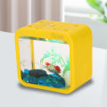 Pet Breeding Tank Arc Design Clamshell Feeding Window Fish Terrarium. 