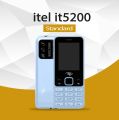 Itel 5200, 	Standard Storage, 2.4 Inches, QVGA Display, 1500 mAh Battery, Digital Camera, With 1 Year Warranty. 