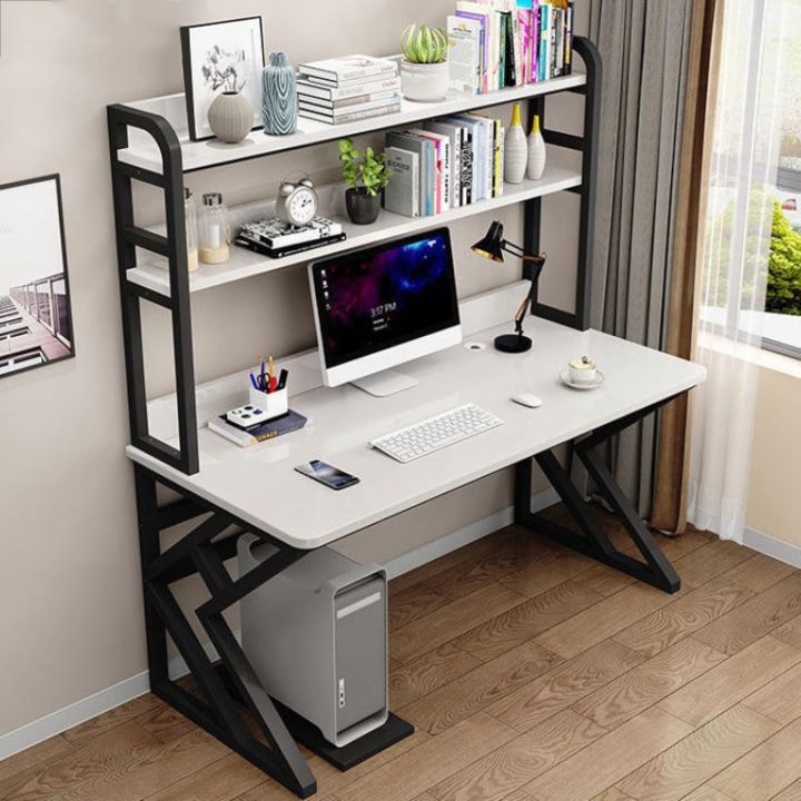 Computer Desk with Bookshelf Modern Writing Study Desk/Workstation Home Office Desk also made customize