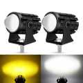 Mini Projector Lens Spotlight For Bikes And Cars (2PCS light & Button) Waterproof Auxiliary Led Fog Lamp German Technology. 