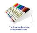 Mungyo Powerline Name Pen set Permanent Marker 1 mm Fine Tip 12 Colors. 