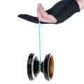 MAGICYOYO Professional Non-Responsive Yoyo M001-B,Alloy Aluminum Yoyo with Metal Ring Intermediate Yoyo+Extra 5 String+Bag. 