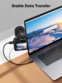 USB C to Micro B Cable 1FT - 10Gbps Data Transfer Speed, Braided USB 3.1 Type C Male to Micro B Male Cable for Hard Drives, Space Gray. 