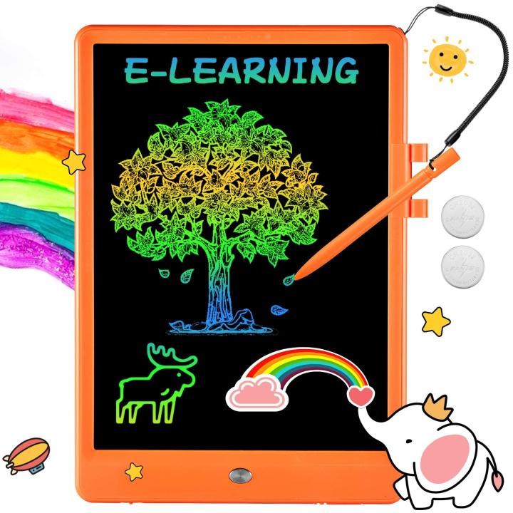 Multicolor LCD Writing Tablet for kids "8.5 inch", Drawing Tablet with Stylus Pen and Eye-Friendly LCD Screen, Educational Learning Toys for Kids, Kids Drawing Pad, Erasable, E-Writer Digital Magic Slate, , best Gift for Kids, Colorful Writing Tablet