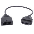 12Pin OBD1 To 16Pin OBD2 Convertor Adapter Cable For GM Diagnostic Scanner Scan Tool Leima. 