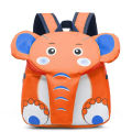 Cartoon Elephant Shoulder Bag Kindergarten Schoolbag Backpack For Toddler Kids. 