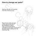 Earpads For A4tech Bloody M550 G350 G220 G220s Headphone Replacement Headset. 