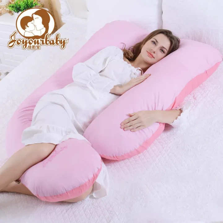Highly%20Comfortable%20Maternity%20Pillow%20%7C%20Full%20Body%20Support%20Pillow%20-%20Ball%20Fiber%20Filled%20%7C%20U-Shaped%20-%20100%25%20Premium%20Comfort%20-%20Image%202