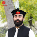 Black Chitrali Cap (Pakul) With Markhor,  Premium Quality Chitrali cap Peshawari Pakul | Handmade - 100% Pure Wool. 
