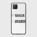 Oppo F17 Pro Cover - SkinLee HQ Infinity Glass Case (Soft) - Skills Vs Degree - SKINLEE-674-1-875-515. 