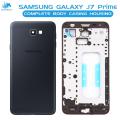 Samsung Galaxy J7 Prime Housing Middle Frame With Side Button and Camera Lens Complete Body Casing Replacement For Galaxy J7 Prime - Black. 