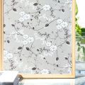 Flower Design Electrostatic Privacy Glass/Window cabinet sticky sheet 40x200. 