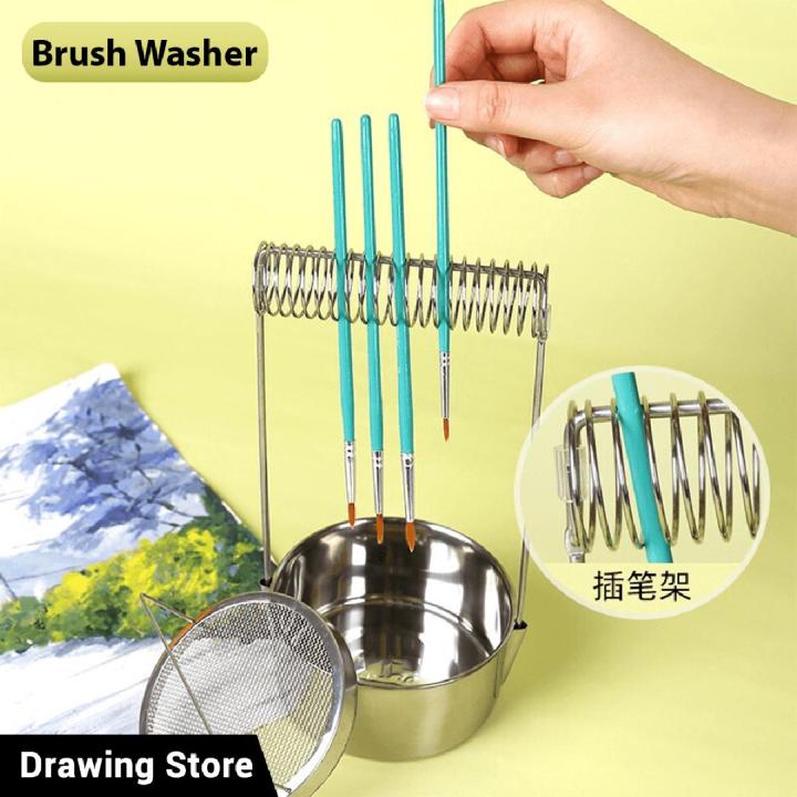 Stainless Steel Painting Brush Washer
