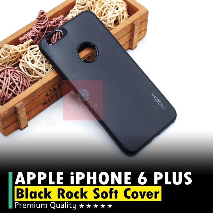 Apple iPhone 6 Plus Back Cover Black Soft Rock Style iPhone 6 Plus Case For Boys