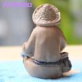 Amamia Figure Sculpture Anti-fade Miniature Fishing Man Statue Scene Layout Prop. 
