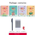 4 Book / Set Calligraphy Kids Early Learning Book Copybook Writing Practice Book. 