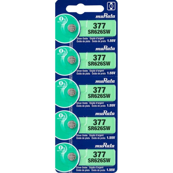 Original Japan Murata 377  Alkaline AG4 LR626 SR626SW LR66 Button Cell Batteries Suitable For Wrist Watches