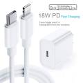 Original PD Fast Charging 18W 9V/2A USB-C Type-C to Lightning Cable Charger Adapter For iPhone 11 11Pro Max XS iPad Mini Pro Air. 
