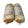Gao Pillow cover pack of 2 golden round traditional side cushion ideal for floor sittings Ultimate Comfort for Blissful Rest king size without filing only cover - gol takiya. 