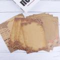 Brown Stationery Letterform Drawing Pad Letter Pad Sketch Pad Writing Paper Flower Design Vintage Letter Paper. 