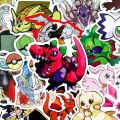10/30/50Pcs/set Digimon Adventure Cartoon Anime Sticker For Decal Phone Case Kids Laptop Laptop Luggage Skateboard Suitcase. 