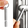 1 Piece Car Static Rod Electricity Releaser Discharger Cylinder Shape Anti-Static Keychain Antistatic. 