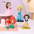 PinShang YNC Disney Princess Figure Cute Figures Collectibles Snow White,Bella,Elsa,Sophia,Ariel Figure Cake Toy Topper Gift. 