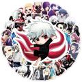 Tokyo Ghoul Anime DIY Sticker Water Proof Decal Vinyl for Car Skateboard, Laptop, Luggage & Guitar – 50 Pieces. 