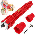 8 In 1 Multi Key Flume Magic Wrench Sink Plumbing Tools Magic Wrench 8 in 1 Multifunctional English Key Plumbing Wrench Tool. 