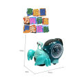 Suitable for early baby crawling crab baby toys electric universal snail hermit crab learning educational toys. 