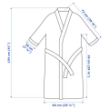 Ikea Bath robe white Small Medium. 