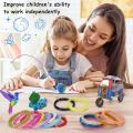 3D Pen Wire For 3Doodler Pen 3D Filament For Realistic Printing Educational 3D Pen Wire For Home Art Activity Set (2.5m lenght). 
