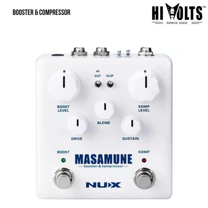 NUX Guitar Pedal Masamune Booster And Compressor