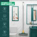 3 in 1 Cleaning Brush with Wiper | Double Sided Scrubber Brush with Long Handle. 
