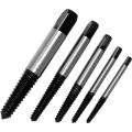 5Pcs/Set Screw Extractors, Damaged Broken Screws Removal Tool, Used in Removing the Damaged Bolts Drill Bits SILVER. 