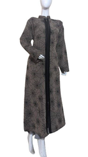 Stylish%20Brown%20Long%20Coat%20with%20Spider%20Web%20Pattern%20-%20Image%203