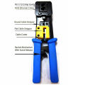 EZ RJ45 Crimp Tool Pass Through Cat5 Cat5E Cat6 Crimping Tool for RJ45/RJ12, CAT5, CAT5E, CAT6 Connectors. 
