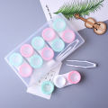 Bag Soak Lovely Storage Case Container Clear Small Portable Contact Lens Box. 